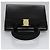 Borsa a mano in pelle nera e oro Salvatore Ferragamo Vala Auth bs23240 Nero D'oro - vista 6