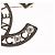 Spilla in metallo argento CHANEL COCO Mark CC Auth bs23017 - vista 10