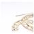 Spilla in metallo argento CHANEL COCO Mark CC Auth bs23017 - vista 12