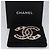 Spilla in metallo argento CHANEL COCO Mark CC Auth bs23017 - vista 14