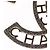 Spilla in metallo argento CHANEL COCO Mark CC Auth bs23017 - vista 8