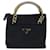 PRADA Borsa a mano in nylon blu navy oro Auth BA355 D'oro - vista 13
