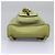 Bamboo Mochila Gucci em couro camurça verde e dourado 003 1956 0030 Auth nb201 - vista 12