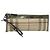 Bolso clutch de PVC beige dorado con estampado Nova Check de BURBERRY Auth bs23425