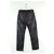 Autre Marque Pantalones de cuero rectos Negro - vista 3