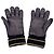 Gucci Unisex Strickhandschuhe aus Wolle und Leder in Schwarz und Gelb, Größe M - Ansicht 3