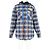 Off White Off-White Flanelljacke aus blauer Baumwolle - Ansicht 4