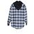 Off White Off-White Flanelljacke aus blauer Baumwolle - Ansicht 6