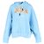 Sudadera con capucha Palm Angels Bear en algodón azul claro