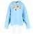 Sudadera con capucha Palm Angels Bear en algodón azul claro - vista 4