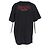 Camiseta con logo impreso Sinners Balenciaga en algodón negro - vista 8