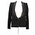 BALMAIN Jacken T.FR 36 Wolle Schwarz