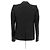 BALMAIN Jacken T.FR 36 Wolle Schwarz - Ansicht 2