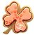 Chanel Gold Gold Plated Resin Four Leaf Clover Brooch Golden