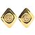 Orecchini a clip in oro placcato CC di Chanel D'oro