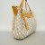 Borsa Tote Louis Vuitton Damier Azur Evora MM Bianco - vista 2