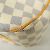 Borsa Tote Louis Vuitton Damier Azur Evora MM Bianco - vista 6
