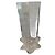 Vase Lalique en cristal blanc avec décoration ruban