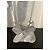 Vase Lalique en cristal blanc avec décoration ruban - vue 4