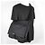 Borsa a spalla in nylon nero Gucci - vista 11