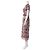 Vestido Marchesa Notte de encaje floral rosa burdeos negro Multicolor