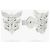 Autre Marque Orecchini a lobo Annoushka in oro bianco e diamanti a forma di piuma - vista 2
