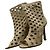 Botas de tobillo Jimmy Choo Reese Cutout Peep Toe ante gris - vista 2