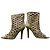 Jimmy Choo Reese Cutout Peeptoe Stiefeletten Grau Wildleder - Ansicht 5