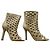 Jimmy Choo Reese Cutout Peeptoe Stiefeletten Grau Wildleder - Ansicht 6