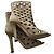 Jimmy Choo Reese Cutout Peeptoe Stiefeletten Grau Wildleder - Ansicht 7