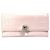Cartera larga rosa con calavera de strass Alexander Wang