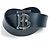 Burberry TB Logo Leather Men's Belt