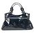 Cartier Marcello Emaille Leder Tote-Handtasche Schwarz - Ansicht 2