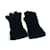 Chanel No5 Kaschmirkurze Handschuhe Schwarz Blau  - Ansicht 2