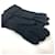 Chanel No5 Kaschmirkurze Handschuhe Schwarz Blau  - Ansicht 7