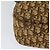 Borsa a spalla in tela Trotter Christian Dior marrone Auth JB006 - vista 13
