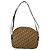 Borsa a spalla in tela Trotter Christian Dior marrone Auth JB006 - vista 3