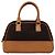 Céline Bolsa de mão em lona Macadam Celine C marrom dourado Auth mr1094 - vista 13