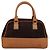 Céline Bolsa de mão em lona Macadam Celine C marrom dourado Auth mr1094 - vista 2