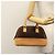 Céline Bolsa de mão em lona Macadam Celine C marrom dourado Auth mr1094 - vista 22