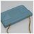 Saint Laurent Ketten-Schultertasche aus Leder in Blau und Gold Auth hk2168 Golden - Ansicht 6