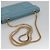 Saint Laurent Ketten-Schultertasche aus Leder in Blau und Gold Auth hk2168 Golden - Ansicht 7