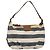 Borsa a spalla Burberry Blue Label in tela blu navy Auth ti2862