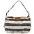 Borsa a spalla Burberry Blue Label in tela blu navy Auth ti2862 - vista 13