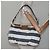 Borsa a spalla Burberry Blue Label in tela blu navy Auth ti2862 - vista 21