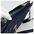 Borsa a Spalla BALLY in Pelle Blu Navy Oro Auth bs23323 D'oro - vista 6