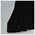 Falda CHANEL de algodón negra CC Auth ac3620 Negro - vista 9