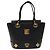 Borsa MCM in pelle nera e oro Auth yk17655 Nero D'oro - vista 2