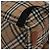 BURBERRY Nova Check Blue Label Backpack Nylon Beige Silver Auth am7971 Silvery - view 18