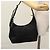 Borsa a Spalla Gancini in Tela Nera e Argento di Salvatore Ferragamo Auth bs23336 Nero - vista 21
